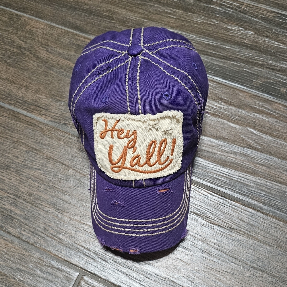 KBETHOS Purple Cap with Orange Embroidery